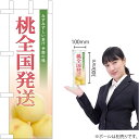 ミニのぼり 桃全国発送(写真入) JA-588(受注生産品・キャンセル不可)