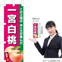 ミニのぼり 一宮白桃(濃ピンク) JA-646(受注生産品・キャンセル不可)