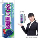 ミニのぼり ぶどう園直送(黒ぶどう) JA-796(受注生産品・キャンセル不可)