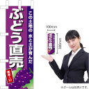 ミニのぼり ぶどう直売(紫地) JA-809(受注生産品・キャンセル不可)