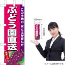ミニのぼり ぶどう園直送(ピンク地) JA-830(受注生産品・キャンセル不可)