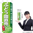 ミニのぼり ぶどう園直売(黄緑地) JA-835(受注生産品・キャンセル不可)