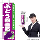 ミニのぼり ぶどう園直売(紫地) JA-865(受注生産品・キャンセル不可)