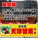 【3枚まで送料297円】天津甘栗 (黄) 横幕 JY-353 (受注生産品・キャンセル不可)