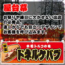 【3枚まで送料297円】ドネルケバブ (赤) 横幕 JY-656 (受注生産品・キャンセル不可)
