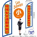地域安全運動実施中(枠 白) セイルバナー(小サイズ) SB-1877 安全 防犯(受注生産品・キャンセル不可)(3)