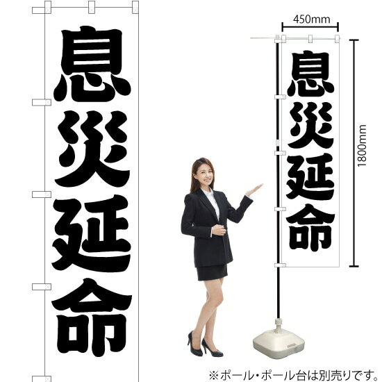 息災延命 スマートのぼり SKES-205（受注生産品・キャンセル不可）