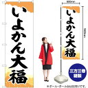 【3枚まで送料297円】 いよかん大福 チギリ紙 のぼり SNB-5252 （受注生産品・キャンセル不可）