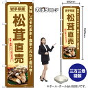 【3枚まで送料297円】松茸直売 岩手県産 のぼり SNB-7356 （受注生産品 キャンセル不可）