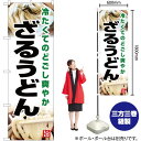 【3枚まで送料297円】ざるうどん のぼり YN-5115（受注生産品・キャンセル不可）