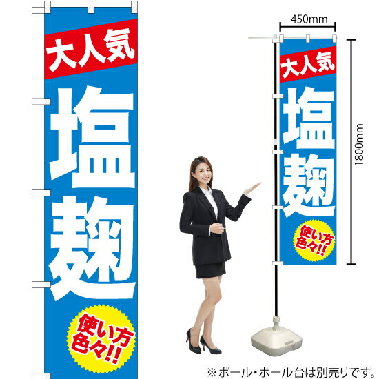 大人気 塩麹 スマートのぼり YNS-1203（受注生産品・キャンセル不可）