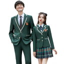 ブレザー 女子高生 スクール jk制服 4点セット チェック柄 セーラー服 ジャケット プリーツスカート ネクタイ バッジ付き 卒業式 入学式 通学 通勤 森ガール 学園祭 仮装 文化祭