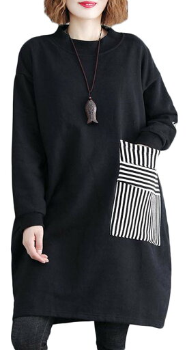 裏起毛 ゆったり チュニック オーバーサイズ 着痩せ プルオ 裏起毛 ゆったり チュニック オーバーサイズ 着痩せ プルオ