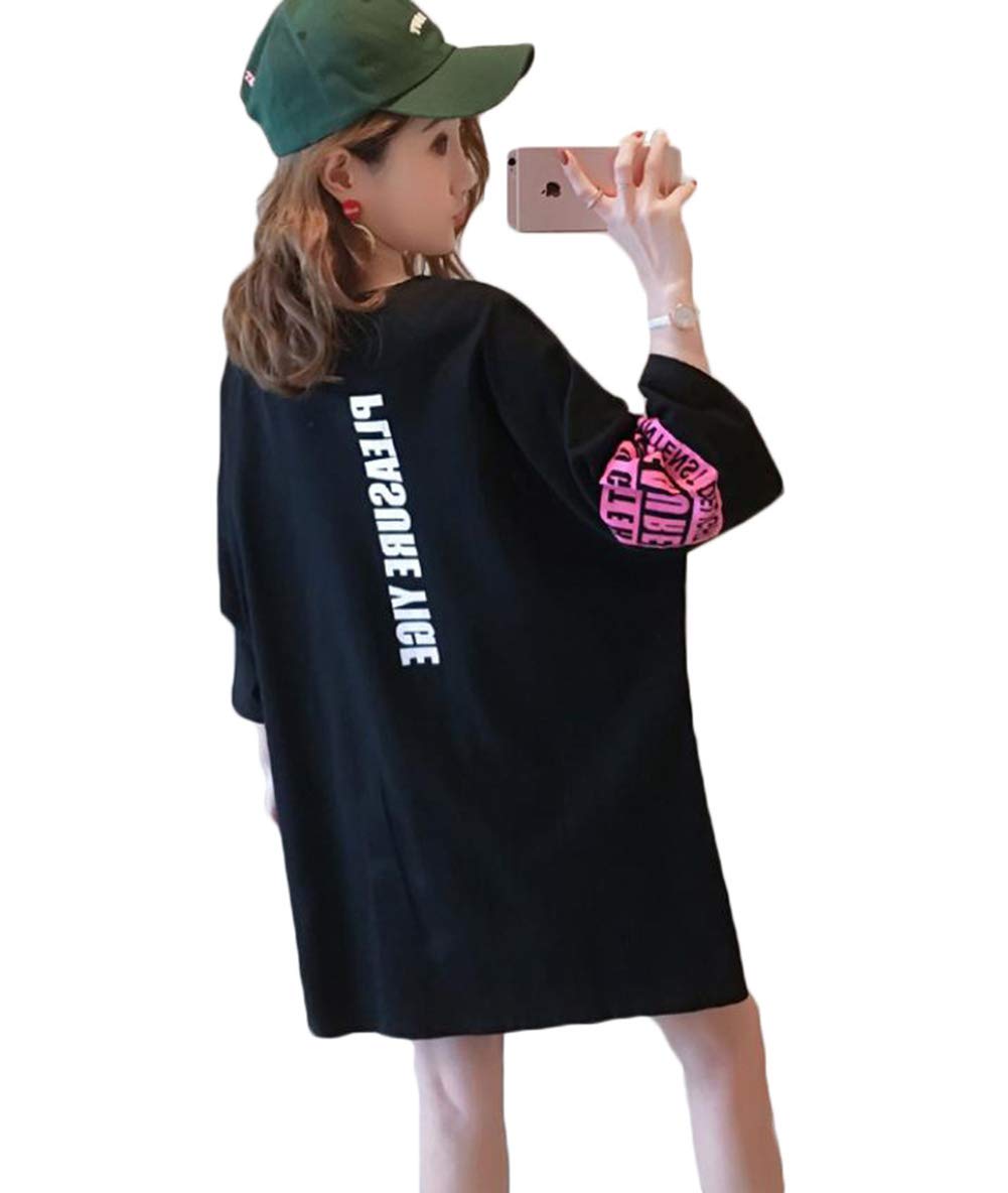 シャツ レディース ロング丈 tシャツワンピース 半袖 ゆったり チュニック カジュアル 体型カバー 大きいサイズ ワンピース 可愛い 夏