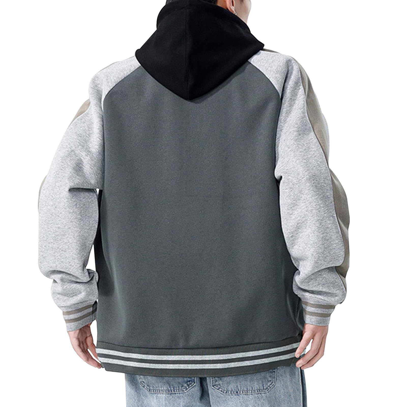 スタジャン メンズ ライトジャケット 野球服 スナップ 前開き 袖リブ カジュアル 通勤 アウトドア 春秋 M~2XL