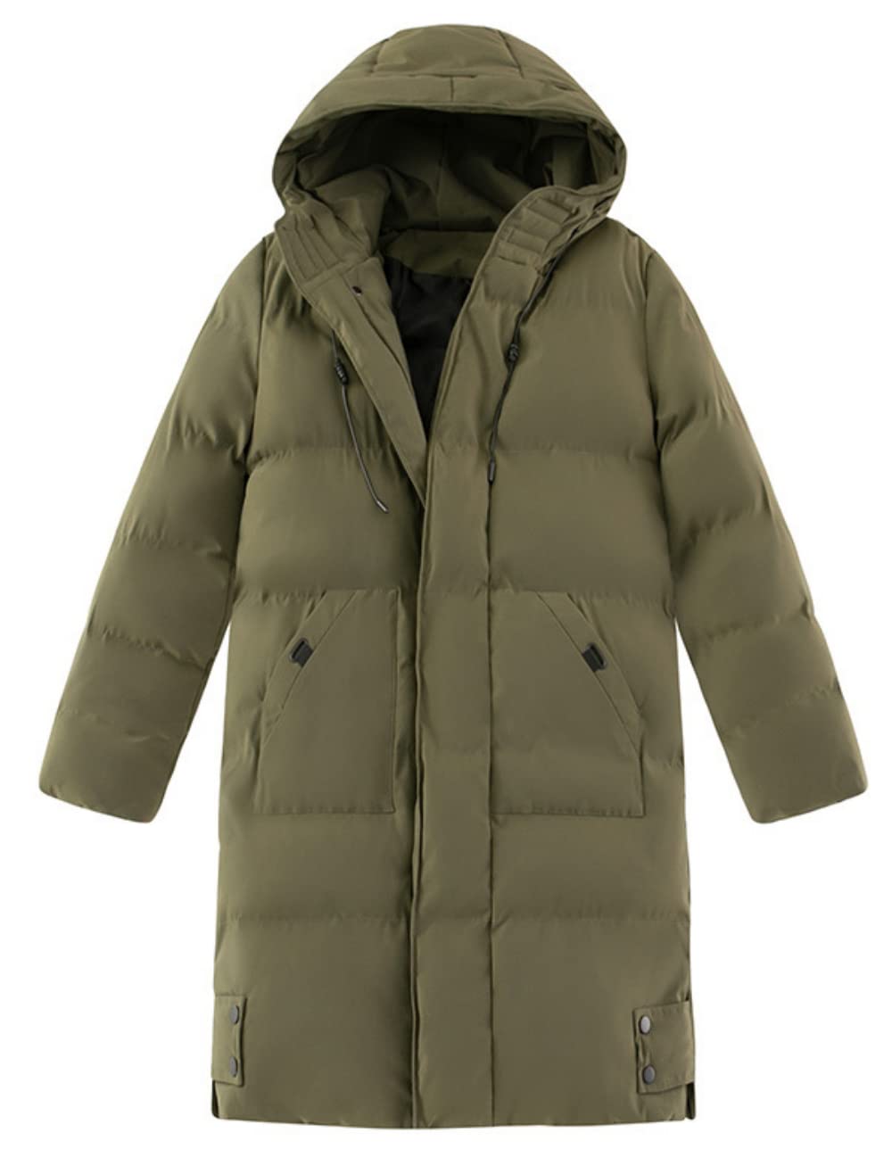 ダウンジャケット ダウンコートメンズ ロング丈 ハイネック 大きいサイズ コート 冬アウター 暖かい 防風 アウトドア 厚手 防寒 紳士 男性 冬物 冬服 コートベンチコート フード付き 通勤