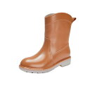 ショートレインブーツ レディース 無地 クッションインソール 雨靴 雨具 ショート ゴム 長靴 レインシューズ 防水 靴 ガーデニング レジャー 通勤 通学 生活防水 雨具 消臭 抗菌 履きやすい 大きいサイズ 大人 女性