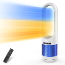 段温風/8段冷風 暖房器具 省エネ 電気 ファンヒーター 羽根なし セラミックファンヒーター 冷暖房 DCモーター 節電 9hタイマー 100°首振り 20-35℃温度設定 静音睡眠モード 過熱転倒OFF 空気清浄機 四季適用 リビング