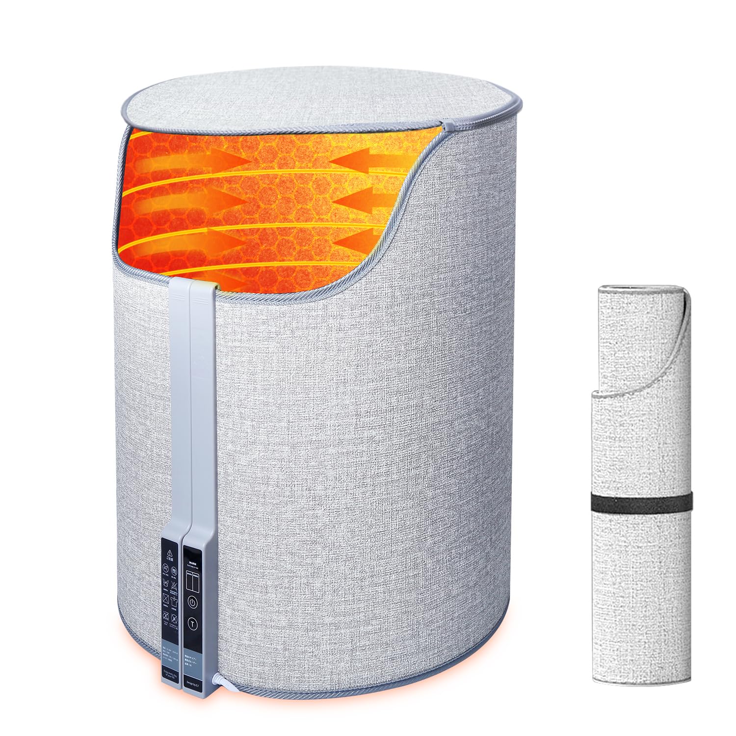 パネルヒーター デスクヒーター 筒型デスクヒーター 4段階タイマー 5段階温度調節 過熱保護 温度過昇防止 自動OFF機能 速暖 静音 省エネ 冷え対策 暖房器具 部屋/オフィス/ペットなどに適用