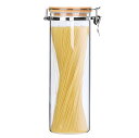 キャニスター 2000ML ガラス密封びん 真空食品保存瓶 キッチン収納 パスタ 麺類 穀物 小麦粉 スナック キャンディー