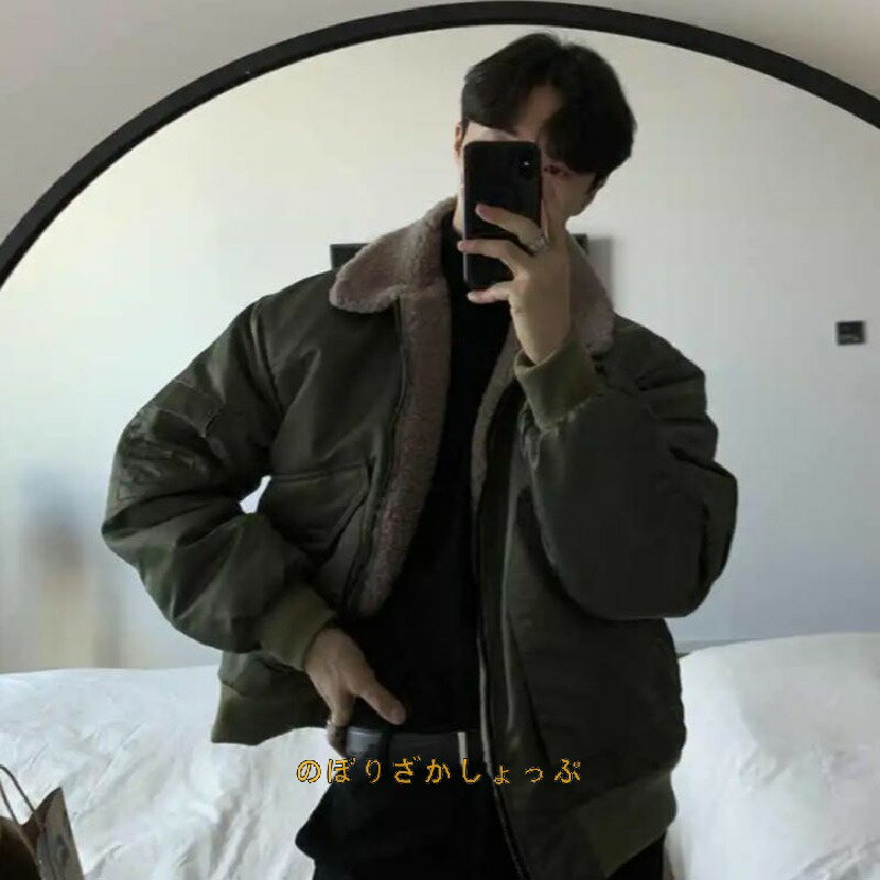 フライト ジャケット ショート 丈 ジャケット メンズ フライトジャケット ショート丈 中綿ジャケット 秋冬 バイクジャケット かっこいい カジュアル レトロ M L XL 2XL 3XL