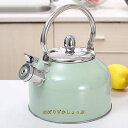 2.5L 笛を吹くやかん やかん 笛吹きやかん 笛吹きケットル ステンレス鋼 湯沸かし 広口 ケトル 広口 ケトル ハンドル付き 火傷防止 ティーケトル ティー...