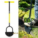 芝生カッター 芝生手入具 ターフカッター ステップ付き 全長108.5cm 芝刈りシャベル 芝刈り機 雑草除去 エッジャー芝生ツール 園芸 便利ツール 草地、歩...