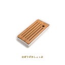 茶盤 中国茶道具 モダン シンプル 竹 陶磁器製 長方形 (ホワイト)