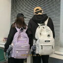 韓国リュック/通学 大容量 リュック 女の子通勤通学学生 男女兼用カジュアルバッグリュック 高校生 レディース