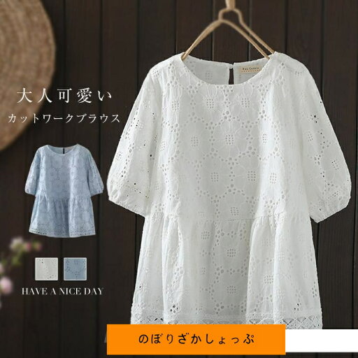 シャツ ブラウス レディース レース 花柄 刺? 半袖 春 夏 秋 カットワーク トップス フェミニン 着回し シンプル おしゃれ 大人 カジュアル こなれ感 ゆったり シャツ ブラウス レディース レース 花柄 刺? 半袖 春 夏 秋 カットワーク トップス フェミニン 着回し シンプル おしゃれ 大人 カジュアル こなれ感 ゆったり