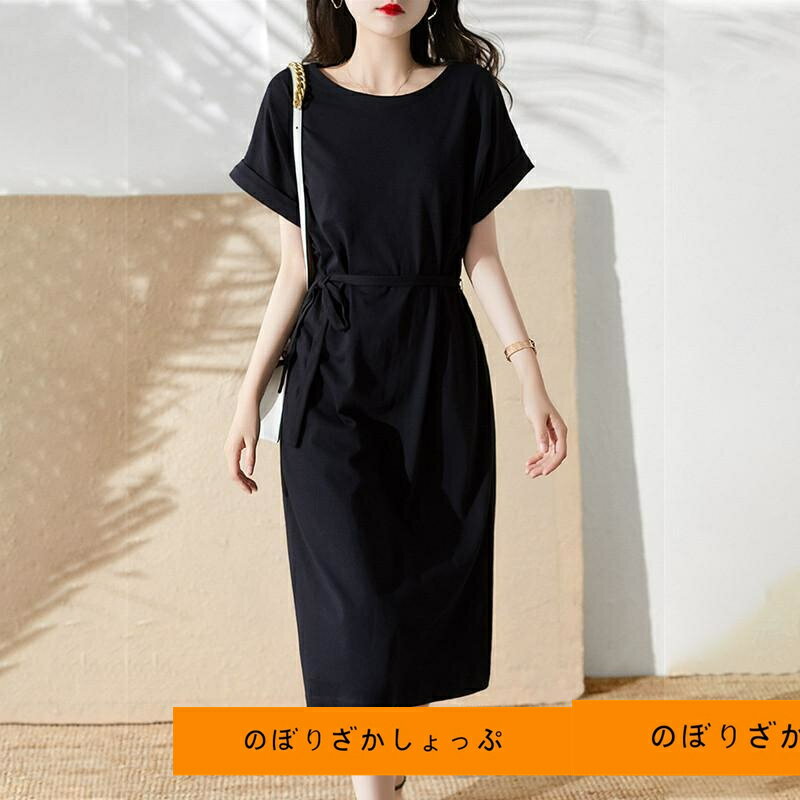 ワンピース レディース ロング丈 膝丈 ひざ丈 半袖 シャツ フォマール ワンピース 春 夏 春服 夏服 きれいめ ゆったり チュニック 羽織