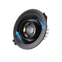 20/15/15/150W LED.埋め込みダウンライト角調整可能な埋め込みスポットライトラウンドアルミニウム 穂軸スポットランプの商業廊下通路の省エネ平面板の光 (Color : 4000K, サイズ : 3W)