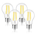 LED電球 E26口金 昼白色 75W形相当 エジソン電球 8W 5000K 1055lm フィラメント電球 シャンデリア用 レトロ電球 雰囲気 高演色 広配光...