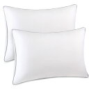 枕 寝具枕2個、ホテルの仕様 43×63cm、丸洗い可能、通気性 涼しくて柔らかいまくら、立体構造、横向き対応、復元性・弾力性・サポートが良いマクラ(2つの枕)(3)