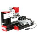 6in 1ミニ旋盤 12000rpm 100-240V 電動ジグソーグラインダー 木工金属旋盤 多機能DIY木工ツール グラインダー、穴あけ機、木製旋盤、金属旋...
