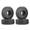 4個の120MM 1.9ゴムタイヤ、ホイールタイヤ、1/10 RCクローラーカー al 10 90046 03007 4 D90 CC01用