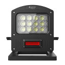 LED投光器 100W 防水 屋外 充電式 作業灯 自動車整備 緊急点滅信号灯 応急用ランプ SOS救助 防災対策 照明 停止表示灯付き IP65 モバイルバッ...