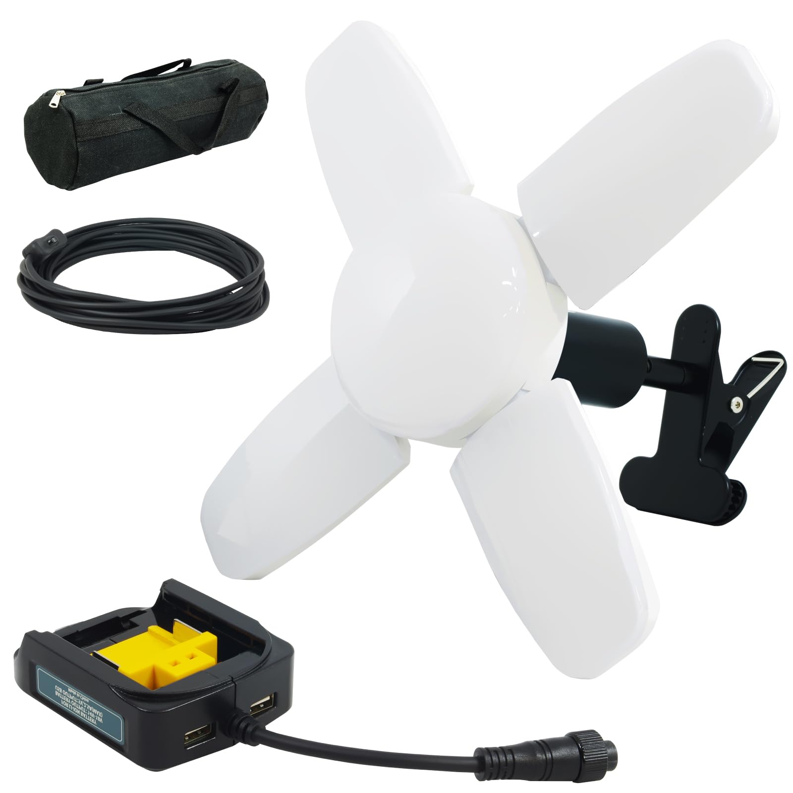 led 投光器 バッテリー と互換性あり ライト グリップ式 12V-18V 2400lm ワークライト 22W 昼光色6500K ledライト 照明 折りたたみ 投光器 充電式 スイッチ付 投光タイプ 充電式タワーライト ホームガレージ用 ledランタン led作業灯