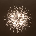 ペンダントライト おしゃれ 北欧 8灯 花火 シャンデリア シーリングライト 天井 照明 ガラス 電球 LED 明るい モダン ダイニング インテリア 一人暮ら...