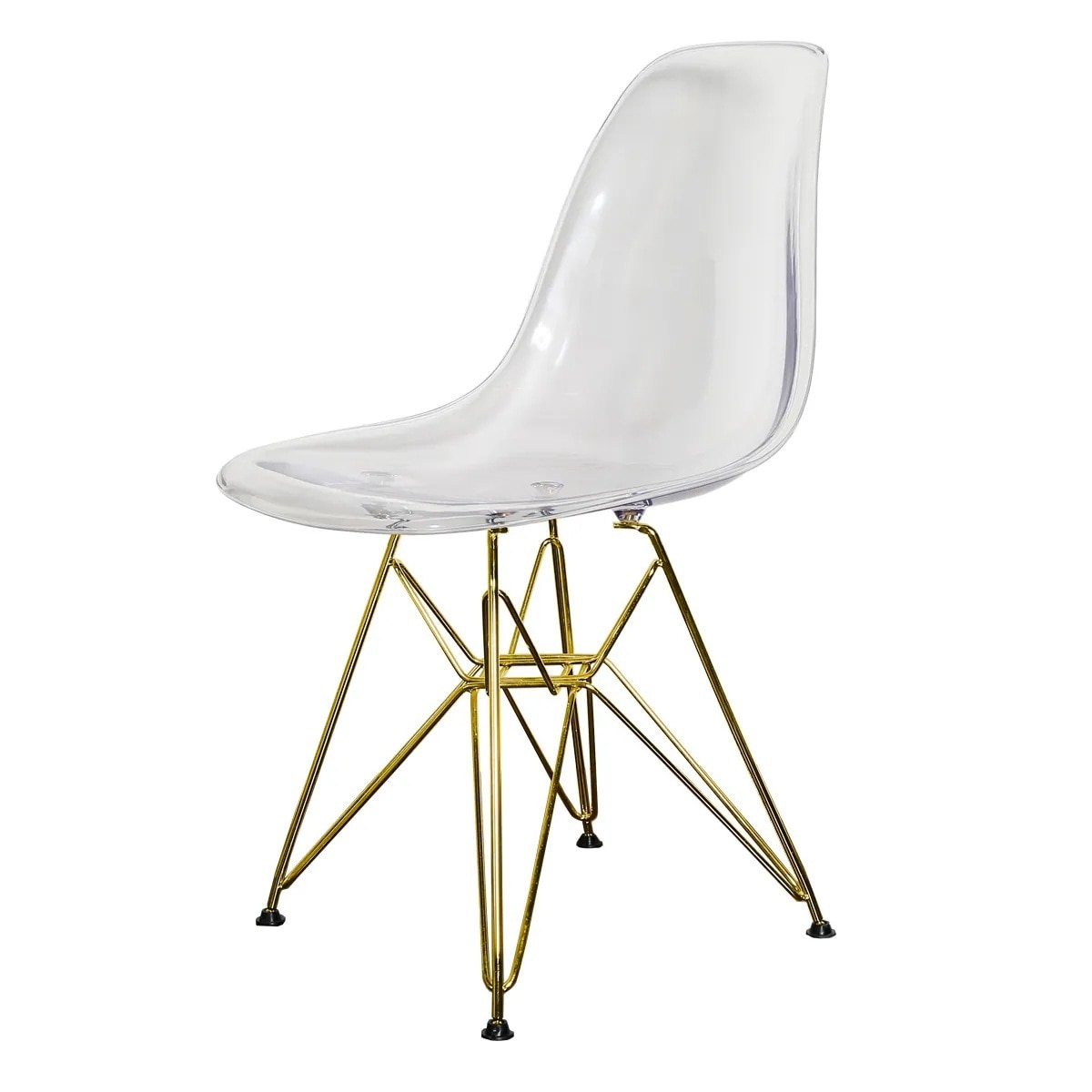 ゴールド脚 シェルチェアー 座面高45cm イームズ リプロダクト