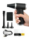 エアダスター 電動エアダスター ブロワー 【日本セラー販売ブランド DOT MAKE】日本国内保証付き 小型 軽量 208g 5段階風力調整 120,000RP...