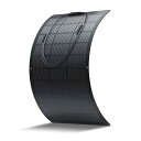(リョクエン) 単結晶 ETFE 柔性 据置型 200W フレキシブルソーラーパネル 太陽光パネル 曲げ可能 50度湾曲可能 防水防塵 車中泊 野外 災害対策 変換効率21% 超薄型 超軽量 地震停電 防災予備品 車中泊 船 キャンプ 非常用 6つの鳩目