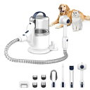 犬 バリカン 犬用ブラシ 吸い込み機能付きペット用バリカン 猫 ブラシ ペットグルーミングセット ペットの毛クリーナー 多機能ペット用掃除機 犬 猫美容器 猫毛...