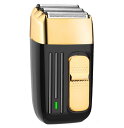 スキンヘッド シェーバー 髭剃り 電動 髭剃り シェーバー メンズ スキンヘッド用シェーバー スキンヘッド用電気シェーバー 充電式, ゴールド