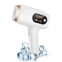 だつもうき脱毛器 冷感機能付き ヒゲ VIO対応 全身 99万回 5段階調整 自動/手動照射モード メンズ レディース 男女兼用 家庭用脱毛器 White