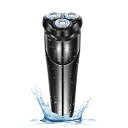 シェーバー メンズシェーバー 髭剃り 電気シェーバー USB急速充電 液晶画面 深剃り 乾湿両用 IPX7防水 水洗い可 軽量 持ち運び便利 男性用 出張/旅行/プレゼント 取扱説明書付き 黒です