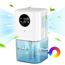 除湿機 小型 静音 除湿器 大容量 強力 1500ML 【2024最新ペルチェ式 狭い空間向け】 じょしつき 省エネ 部屋 コンパクト 節電 湿気取り 梅雨対策 カビ防止 タッチパネル付き 満水自動停止 タイマー付き 7色ライト 寝室 クローゼット 洗面台 脱衣所 トイレ