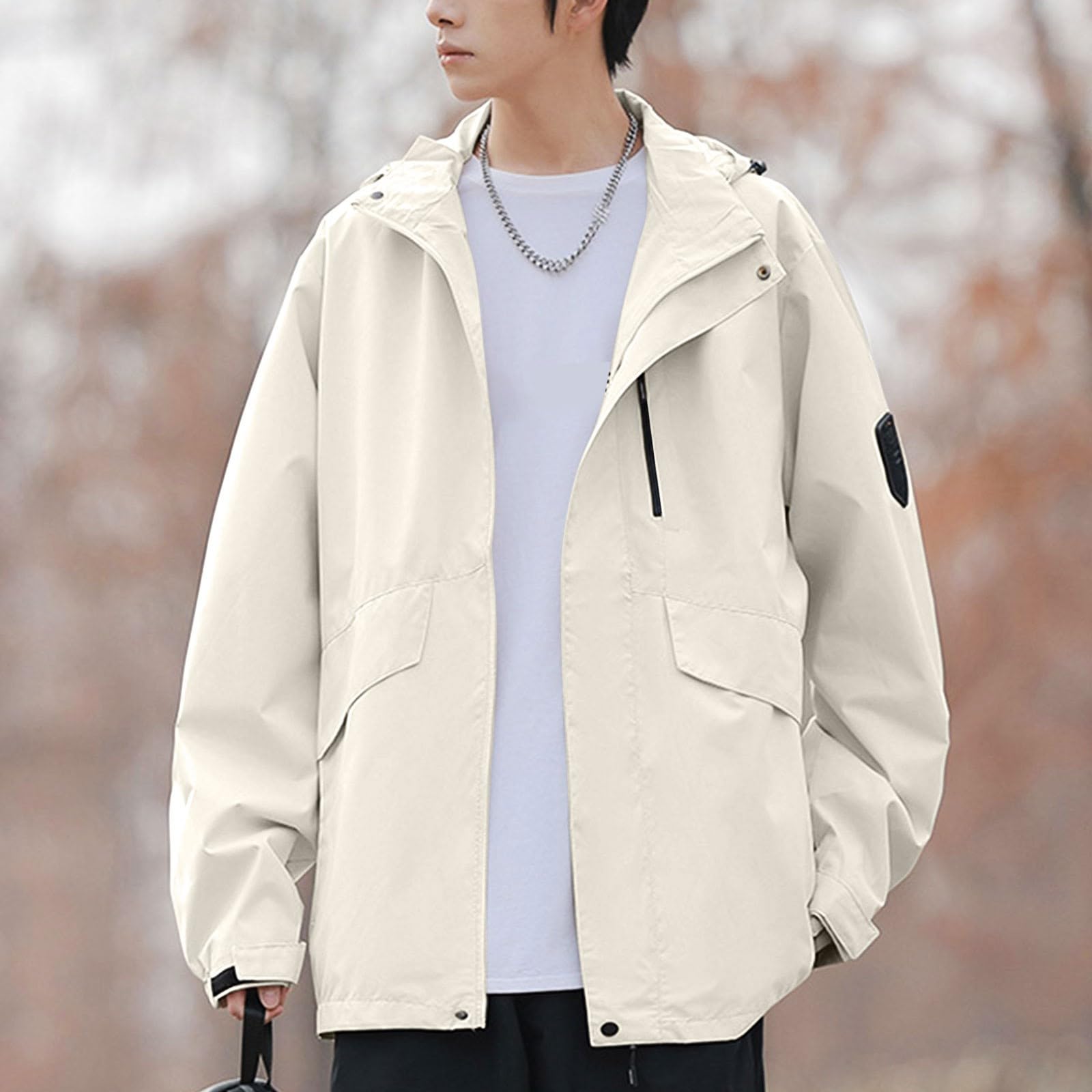 メンズ 秋 ジャケット ジャケット メンズ バイク用ジャケット 白 トレンチコート オシャレ ダウンジャケット人気 登山 カーディガン ミリタリージャケット 軽量 コーチジャケット トレンチコート 防寒 防風 防撥水 日常着