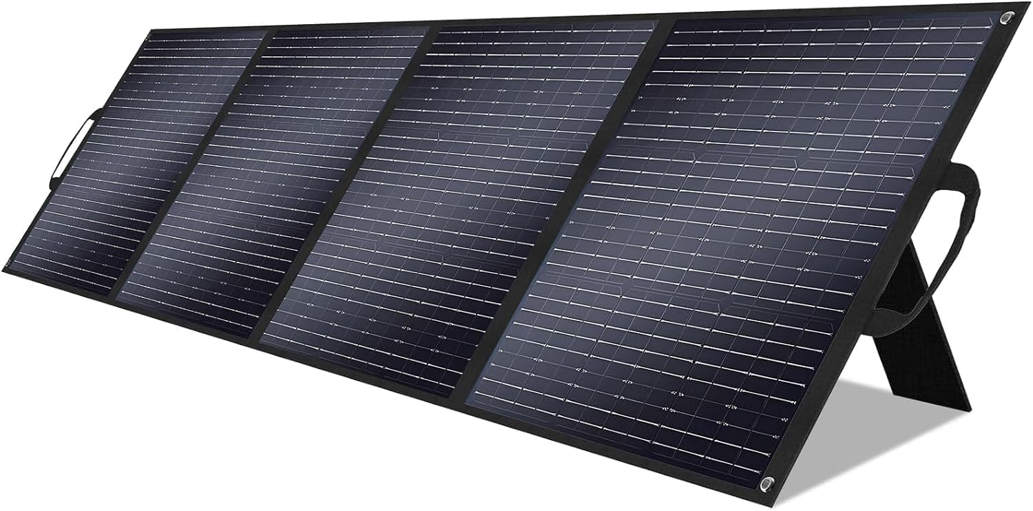 ソーラーパネル 200W 折りたたみ MC-4出力高変換効率 軽量 ソーラーチャージャー IP68防水防塵 ソーラー充電器 太陽光発電 ポータブル電源 ノート12V 24V鉛酸蓄電池 車のバッテリーに適用