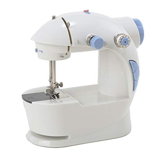 ベルソス 電動ミシン フットペダル付き 家庭用 コンパクト シンプル機能 小型軽量 (スカイブルー )